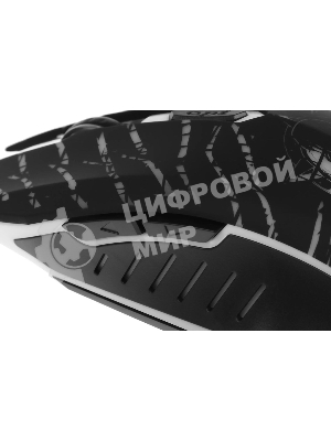 Мышь проводная Defender Dark Agent GM-590L черный, 12800 dpi, USB, кнопки - 6