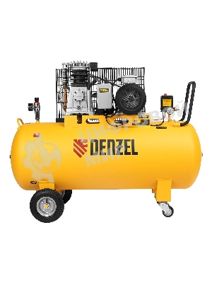 Компрессор воздушный Denzel BCI3000-T/200 рем. привод, 3,0 кВт, 200 л, 530 л/мин