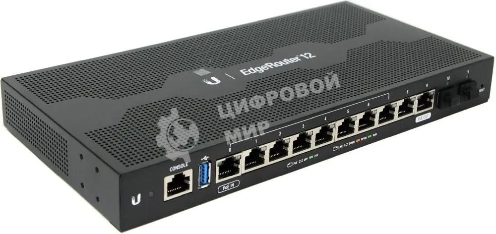 Маршрутизатор Ubiquiti ER-12-EU черный