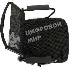 Кресло Бюрократ CH Balance-Low черный экокожа низк.спин. крестов. металл