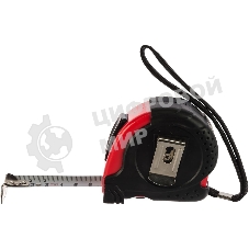 Рулетка Matrix Status magnet fixation, 5 м х 19 мм, обрезиненный корпус, зацеп с магнитом