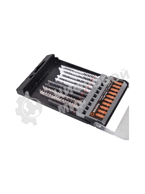 Набор пилок для лобзика по дереву и металлу 10шт Вихрь