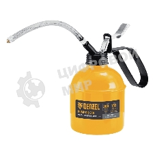 Масленка-нагнетатель Denzel металлический корпус, 0,3 л, гибкий наконечник