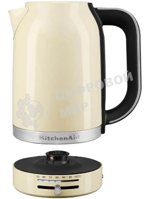 Чайник электрический KitchenAid 5KEK1701EAC кремовый, 1.7 л, 2400 Вт