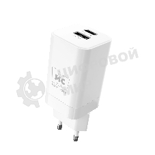 Сетевое зарядное устройство MORE CHOICE NC85a 1USB+1Type-C 3.0A PD 20W+QC3.0 Type-C Type-C, белый