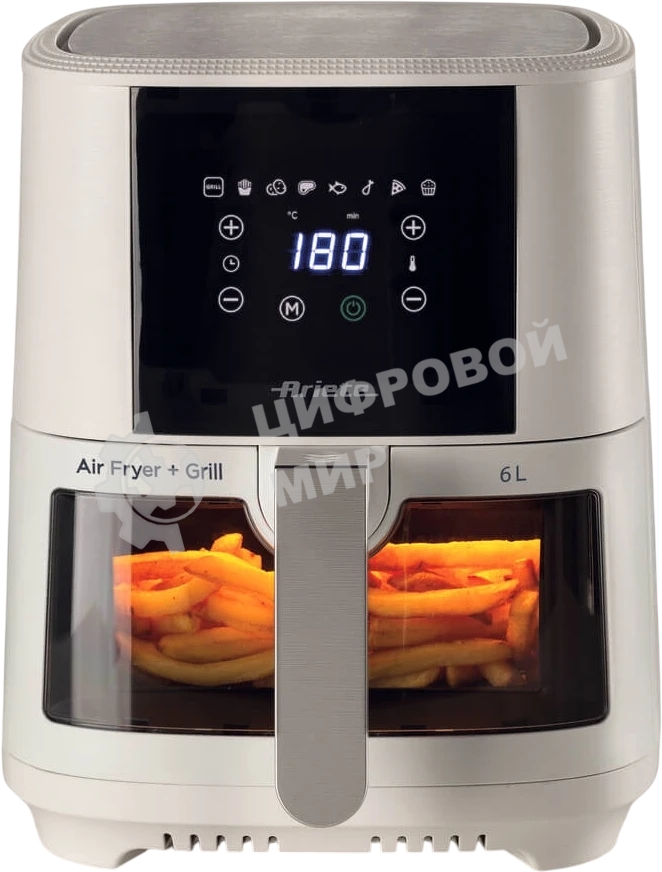 Аэрофритюрница Ariete 4626/03 белый, 1300 Вт, 6 л, сенсор, 8 программ