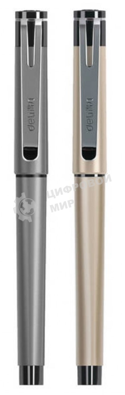 Ручка гелевая Deli S96 ассорти, d=0.7мм, черные чернила, линия 0.55мм