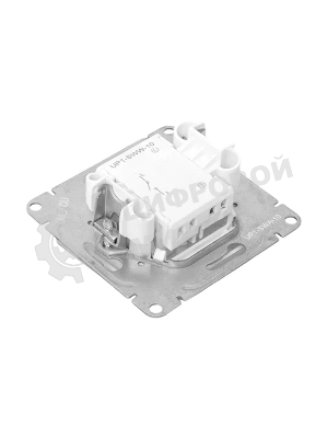 Механизм выключателя EKF UP1-SWA-10 Эпика одноклавишный, алюминий