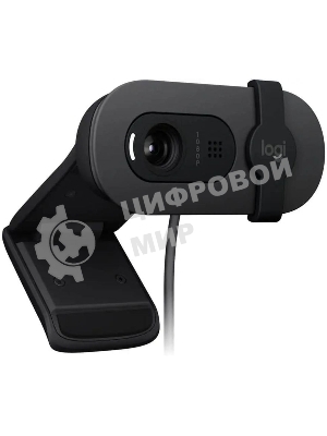 Камера Web Logitech Brio 95 графитовый 2Mpix (1920x1080) USB2.0 с микрофоном для ноутбука (960-001583)