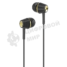Проводные наушники Hoco M70 черный, внутриканальные, Jack 3.5 мм