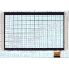 Сенсорное стекло (тачскрин) RP-449A-10.1-FPC-M1091-A1, черное