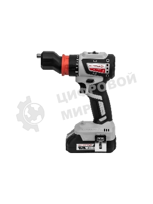 Дрель-шуруповерт ИНТЕРСКОЛ ДА-13/18В 50 КОМБИ, 18 В, 2 Ач, 50 Нм, бесщеточный