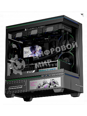 Водяное охлаждение для процессора Thermalright Wonder Vision 360 Turbo (360мм, LED, Black, ARGB/Fans: 3x120мм, 120.38CFM, 44.7dBA, 3000RPM/Pump height 107мм, 6400RPM, Rad thickness 27мм/S: 1700, 1200, 1851, 115X, 2011, 2066, AM5, AM4)