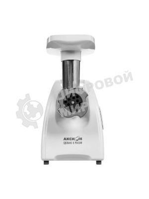 Мясорубка электрическая Аксион М35.02 белый, 1500 Вт, 1.7 кг/мин, реверс, защита от перегрузки, насадки - 4