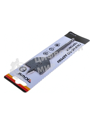 Сверло перовое по дереву Kranz 45х152 мм, шестигранный хвостовик