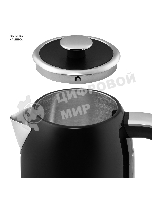 Чайник электрический Galaxy Line GL 0350, магия черного, металл, 2200 Вт, 1.7 л