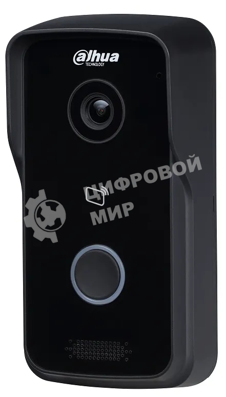 Видеопанель Dahua DHI-VTO2111D-P-S3 цветной сигнал CMOS цвет панели: черный