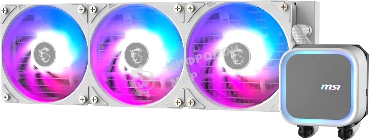 Кулер для процессора MULTI SOCKET MAG CORELIQUID A13 360 WHITE MSI