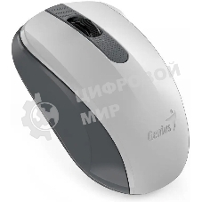 Мышь беспроводная Genius NX-8008S белый/серый, 1200 dpi, радиоканал, USB, кнопки - 3