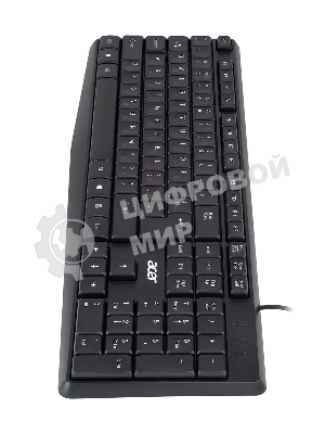 Клавиатура проводная Acer OKW121 (ZL.KBDEE.00B), USB, черный