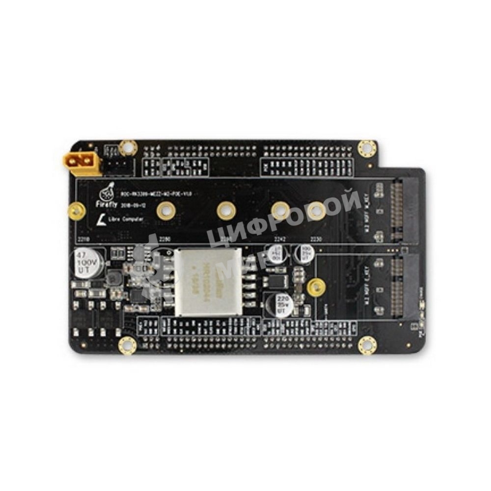 Одноплатный компьютер RockPi ROC RK3399 MEZZ M2 w/o POE
