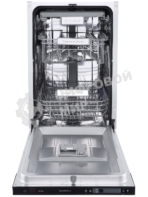 Встраиваемая посудомоечная машина Zigmund & Shtain DW 302.4, черный, 44.8 см, 10 компл., 44 дБ, класс A+++