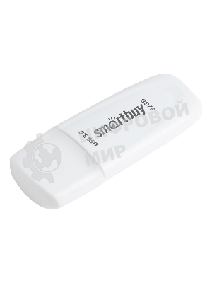 Флешка USB Smartbuy Scout white (SB032Gb3SCW), 32Gb, USB 3.0/3.1, R/W 110/40, белый
