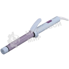 Щипцы для завивки волос Centek CT-2096 белый/сиреневый, 25 мм, 210 °C, 5 режимов