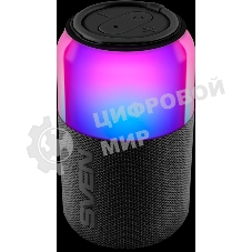 Колонка портативная SVEN PS-130 black (10 Вт, USB, Bluetooth, питание от USB/аккумулятора)