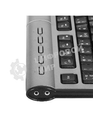 Клавиатура проводная A4Tech KLS-7MUU USB серебристый/черный