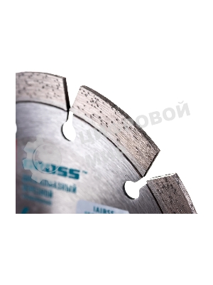 Диск алмазный Gross ф125х22,2мм, лазерная приварка сегментов, сухое резание