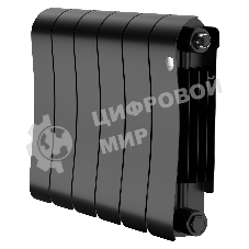 Радиатор биметаллический Royal Thermo Infinity 300 Noir Sable - 6 секц.
