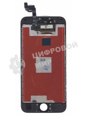 Дисплей Amperin для Apple iPhone 6S в сборе с тачскрином (IPS), черный