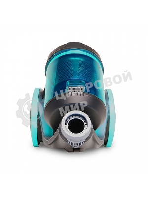 Пылесос BQ VC1607C серый-голубой, 420/1600 Вт, уборка сухая, пылесборник контейнер, 3 л