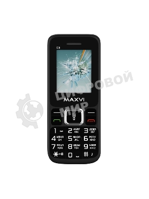 Мобильный телефон Maxvi C3i черный