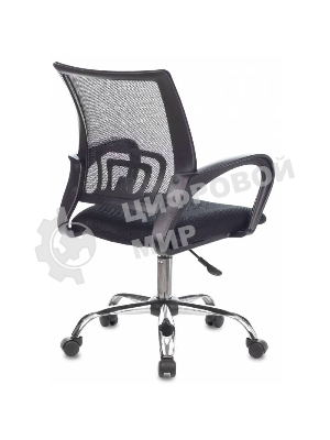 Кресло Бюрократ CH-695NLTSL черный, сетка/ткань, 120 кг, механизм качания