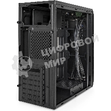 Компьютерный корпус Miditower ExeGate XP-334UC-UNS350 (ATX, БП UNS350 с вент. 12см, 1хUSB/1хUSB 3.0/1хTypeC, аудио, черный)