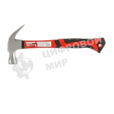 Молоток гвоздодер Matrix 450 г, боек c магнитом, фиберглассовая обрезиненная рукоятка