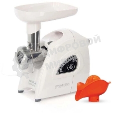 Мясорубка электрическая Аксион М42.01 белый, 1700 Вт, 2.0 кг/мин, реверс, защита от перегрузки, насадки - 4