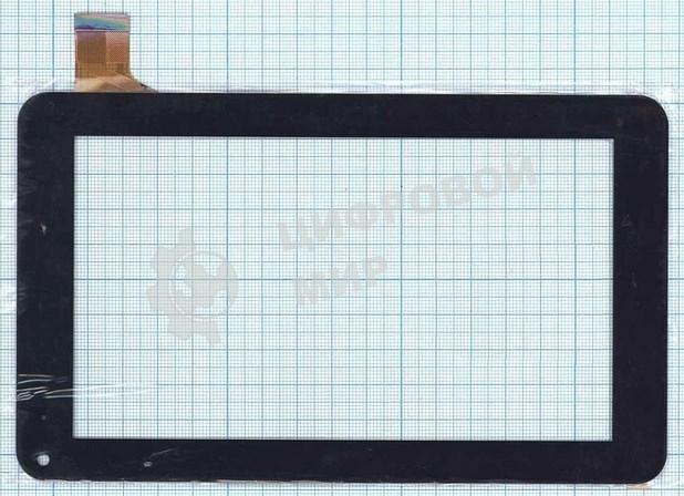 Сенсорное стекло (тачскрин) CZY6411-F728H/S738, черное