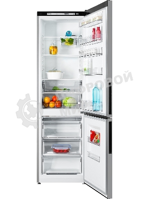 Холодильник Atlant ХМ-4626-181 серебристый двухкамерный 251/119л морозилка снизу