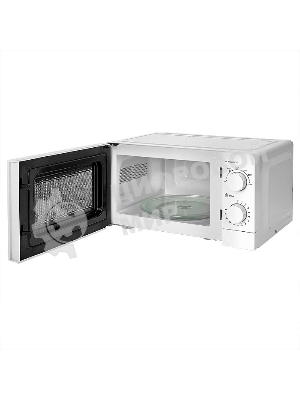 Микроволновая печь Delta DL-87L20 белый, 20 л, 700 Вт, переключатели - поворотный механизм