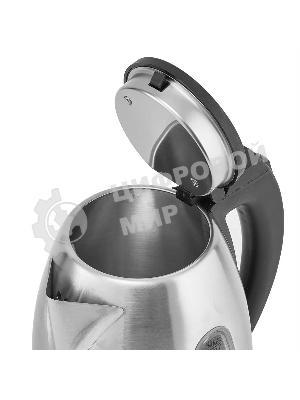 Чайник электрический DELTA DL-1114 нерж. с красным