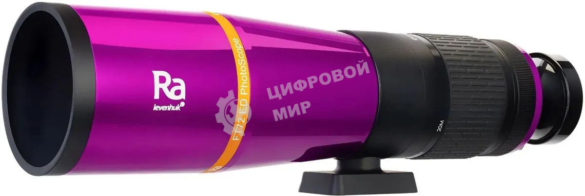 Телескоп Levenhuk Ra FT72 ED рефрактор d72 fl432мм 144x фиолетовый/черный