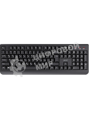 Комплект клавиатура+мышь Acer OCC401 беспроводной, USB, 1600 DPI, чёрный