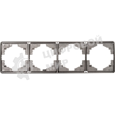 Рамка Kranz ROUND 4-постовая титан