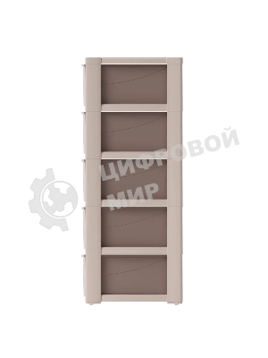 Комод Альтернатива М8760 Колорит 5 секции, бежевый, широкий