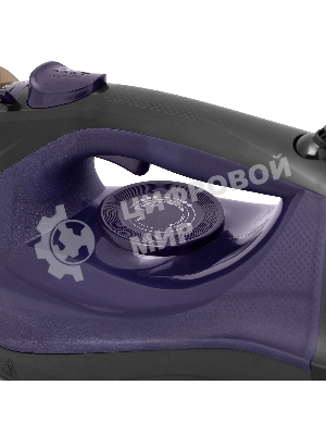 Утюг BBK ISE-2413 (B/V) черный/фиолетовый, 2400 Вт, 40 г/мин, 140 г/мин, 450 мл