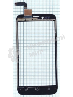 Сенсорное стекло (тачскрин) для Archos 50 Platinum MCF-050-0995-V2, черное