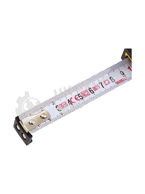 Рулетка Denzel 5м х 19мм, двухкомп. корпус, магнитный обрезиненный зацеп